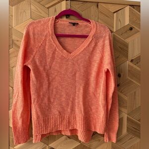 Eileen Fisher salmon knit sweater